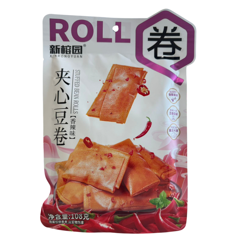 Xin Rong Yuan · Snack Bean Rolls Spicy Flavor (108g)