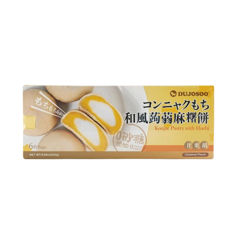 DOJOSOO · Konjac Pastry with Mochi Chestnut Flavor(6 bags)