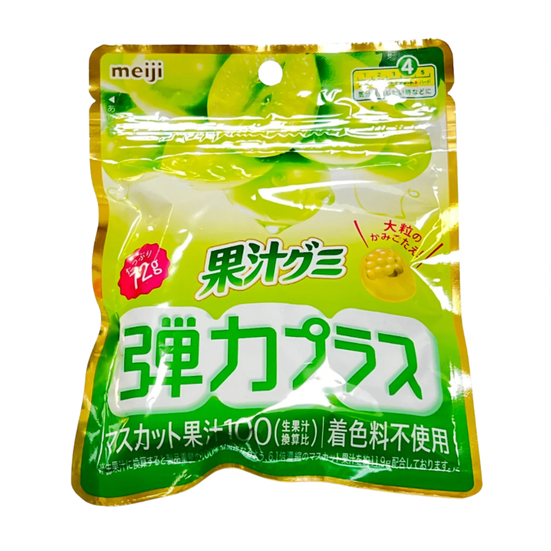 Meiji · Elastic Plus Fruit Gummy Muscat(72g)