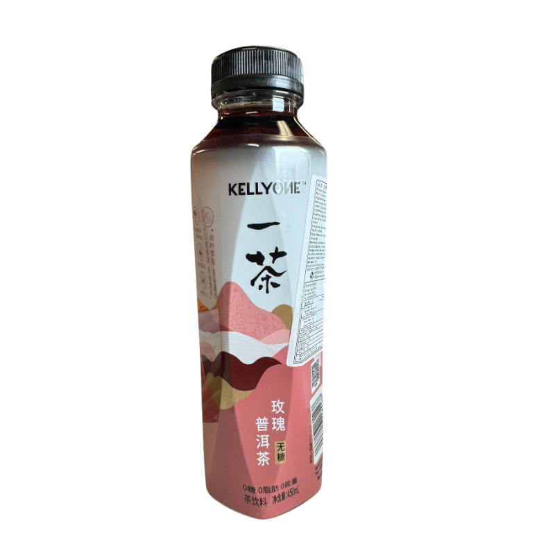 一茶 · 无糖玫瑰普洱茶(450ml)