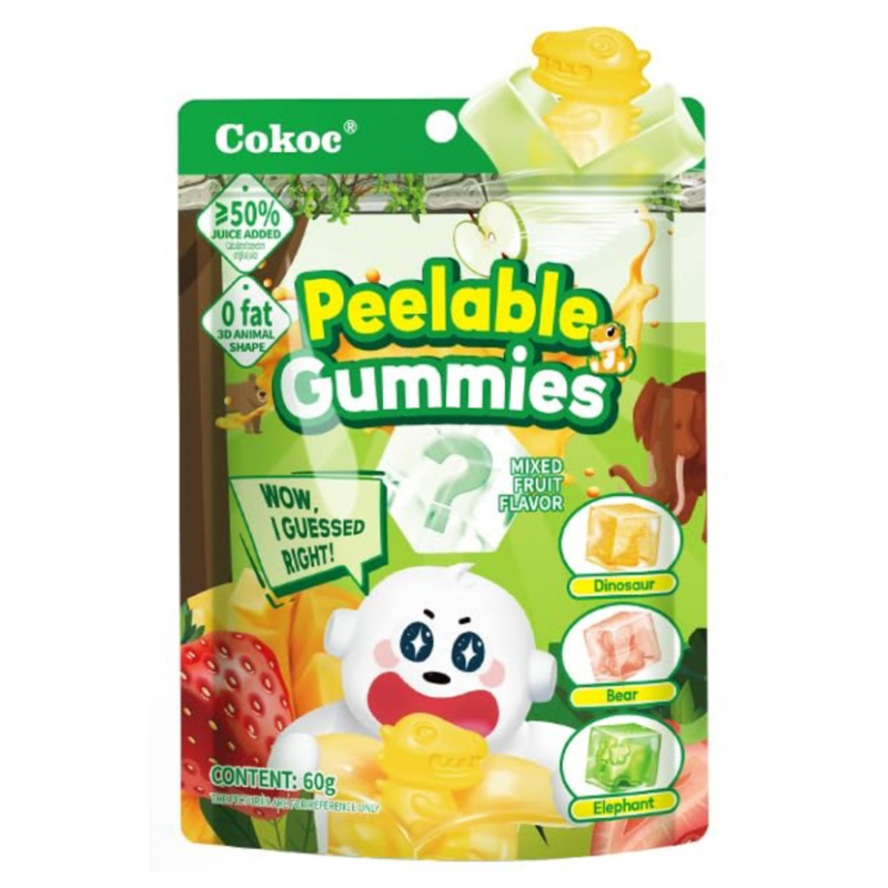 Cokoc · Peeling Soft Candy Mixed Fruit Flavor(75g)