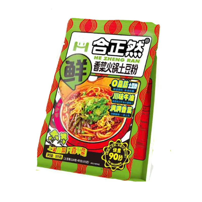 合正然 · 香菜火锅土豆粉香辣味(325g)