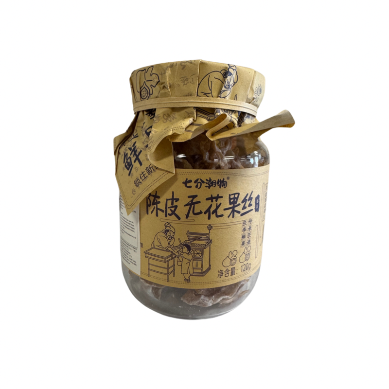 QIFENZHAN · Preserved Shredded Tangerine Peel And Figs(120g)