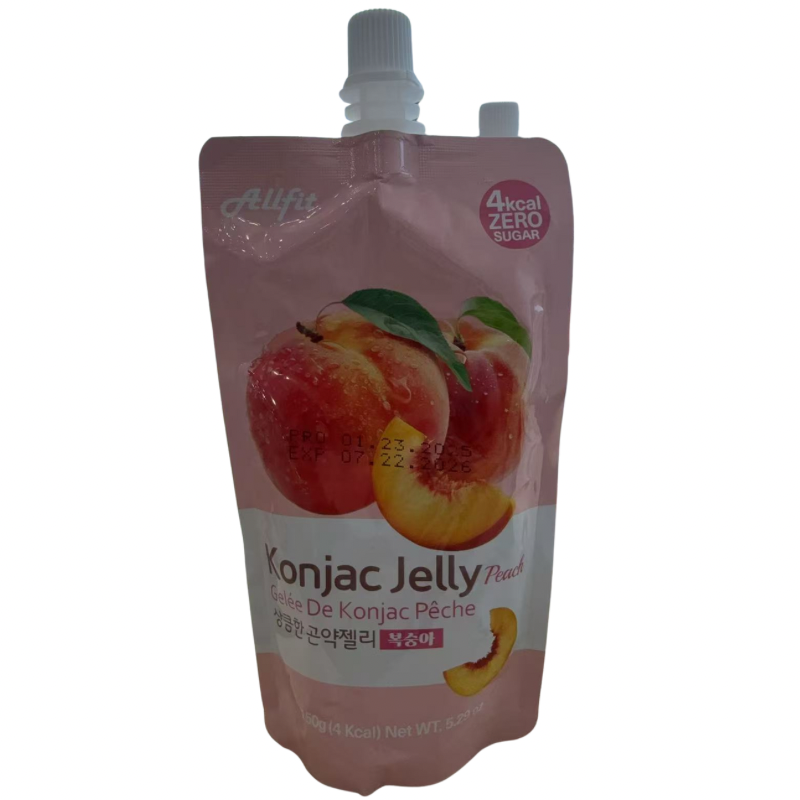 Allfit · Konjac Jelly Peach Flavor(150g)
