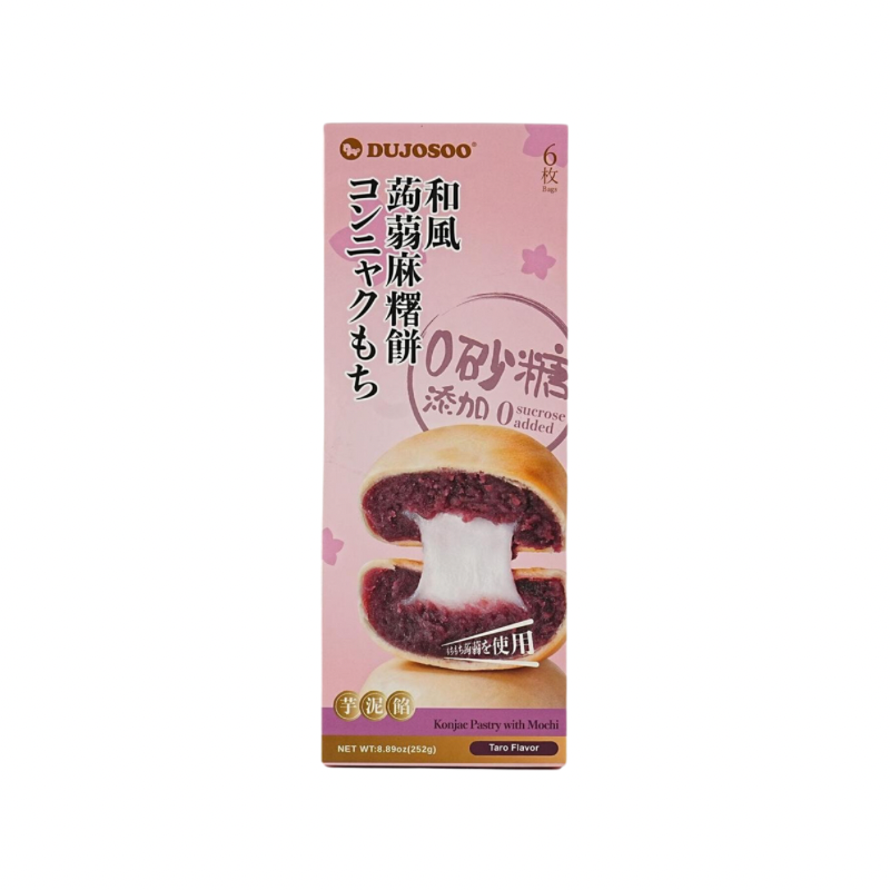 DUJOSOO · Konjac Pastry with Mochi Taro Flavor(6 bags)