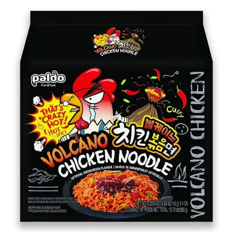 Paldo · Volcano Chicken Noodle (4*140g)